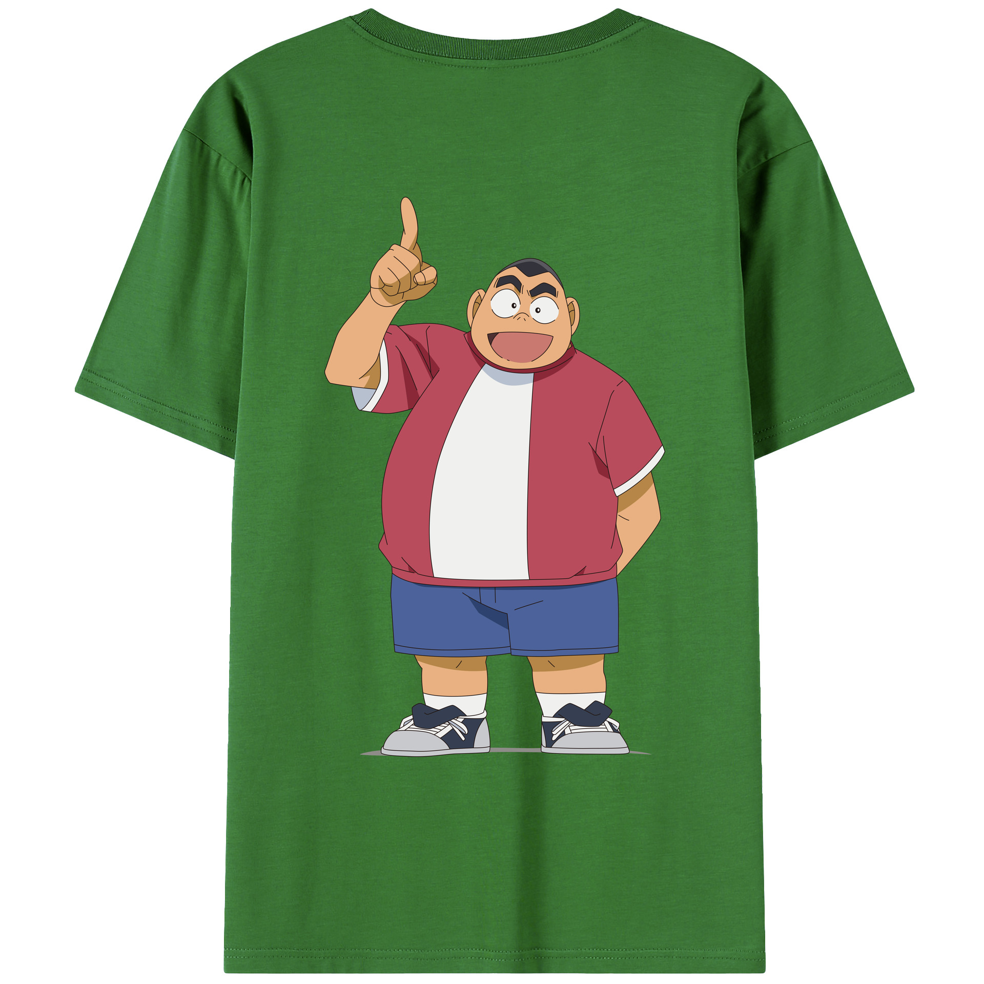 （画像用） 名探偵コナン 小嶋 元太 こじま げんた Detective Conan Kojima Genta レディース半袖Tシャツ(バックプリント)